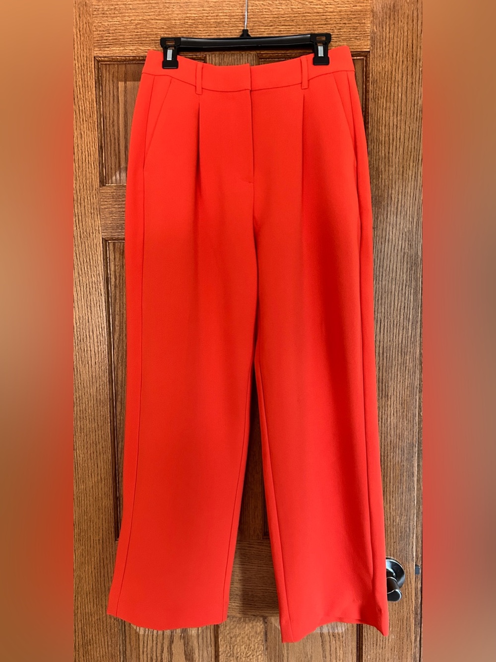 Old Navy Extra High Rise Taylor Wide Leg Trouser, Women’s Size Medium, Orange